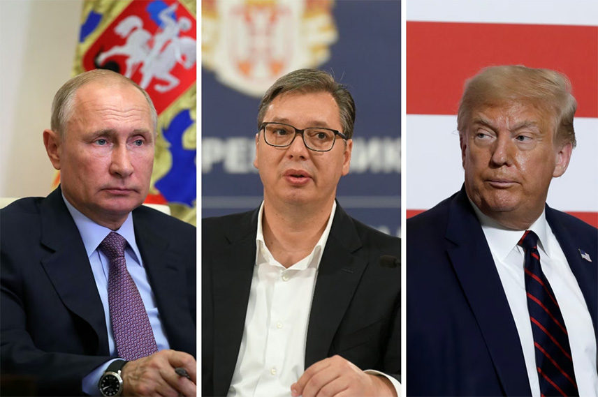 БЕОГРАД, 13. ФЕБРУАРА /СРНА/ - Предсједници Руске Федерације Владимир Путин и Сједињених Држава Доналд Трамп честитали су Дан државности Србије предсједнику Александру Вучићу.