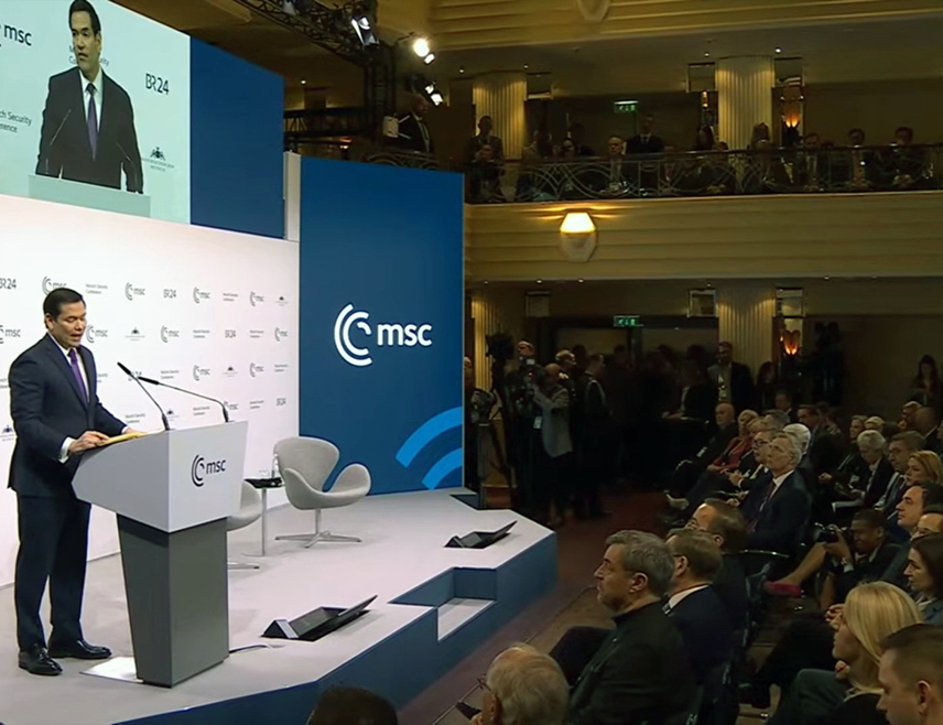 MUNICH, FEBRUARY 14 /SRNA/ – The Serb member of the BiH Presidency Željka Cvijanović has stressed that the speech delivered by US Secretary of State Marco Rubio at the Munich Security Conference was inspiring and sobering.