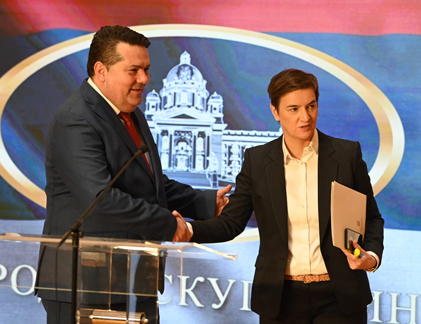 БЕОГРАД, 15. ФЕБРУАРА /СРНА/ - Предсједник Скупштине Србије Ана Брнабић састаће се сутра у Београду са предсједником Народне скупштине Републике Српске Ненадом Стевандићем.