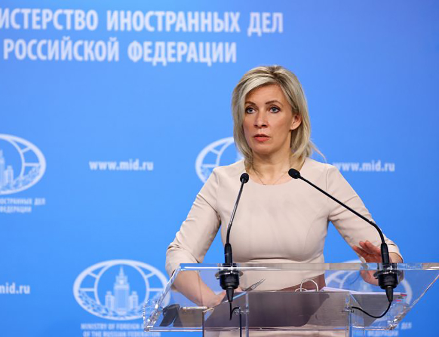 МОСКВА, 26. ФЕБРУАРА /СРНА/ – Амбиције ЕУ да заузме мјесто за преговарачким столом о рјешавању украјинског сукоба су неосноване, а недавна одлука о смањењу особља руске дипломатске мисије у Бриселу то потврђује, изјавила је портпарол Министарства спољних послова Русије Марија Захарова.