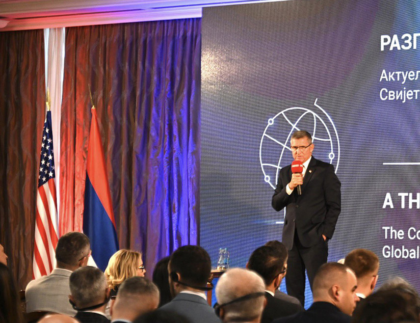 BANJA LUKA, MARCH 3 /SRNA/ – Former US National Security Advisor General Michael Flynn has said today in Banja Luka that it is necessary to be fearless about where one wants to be in the future.