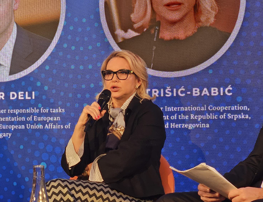 БУДИМПЕШТА, 10. МАРТА /СРНА/ - Узрок свих политичких проблема у БиХ су ОХР и Кристијан Шмит, рекла је бивши вршилац дужности предсједника Републике Српске Ана Тришић Бабић на "Балкан форуму" у Будимпешти.