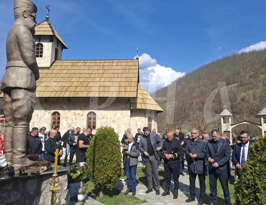 VIŠEGRAD, MARCH 13 /SRNA/ - It was stated today in Višegrad, at the commemoration of the Day of Remembrance of the arrest of Draža Mihailović, that the path the Serbian people should follow was paved by their ancestors, from Saint Sava to General Draža, and that the Church has always accompanied its spiritual children.