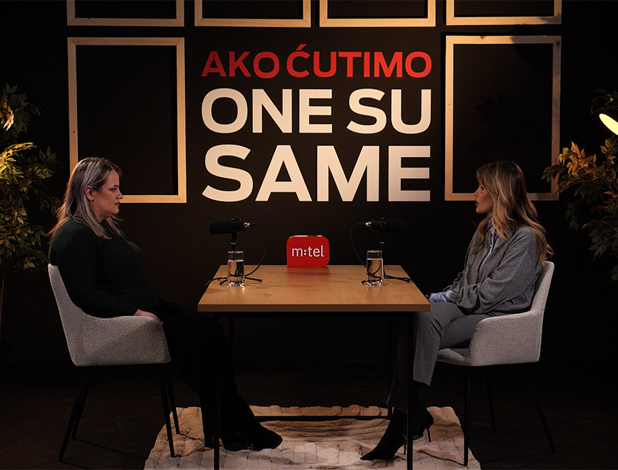 БАЊАЛУКА, 14. МАРТА /СРНА/ - У наставку подкаста "Ако ћутимо, оне су саме" генерални директор компаније "М:тел" Јелена Tриван разговараће вечерас са још једном женом која је преживјела породично насиље и спас од насилника пронашла у сигурној кући.