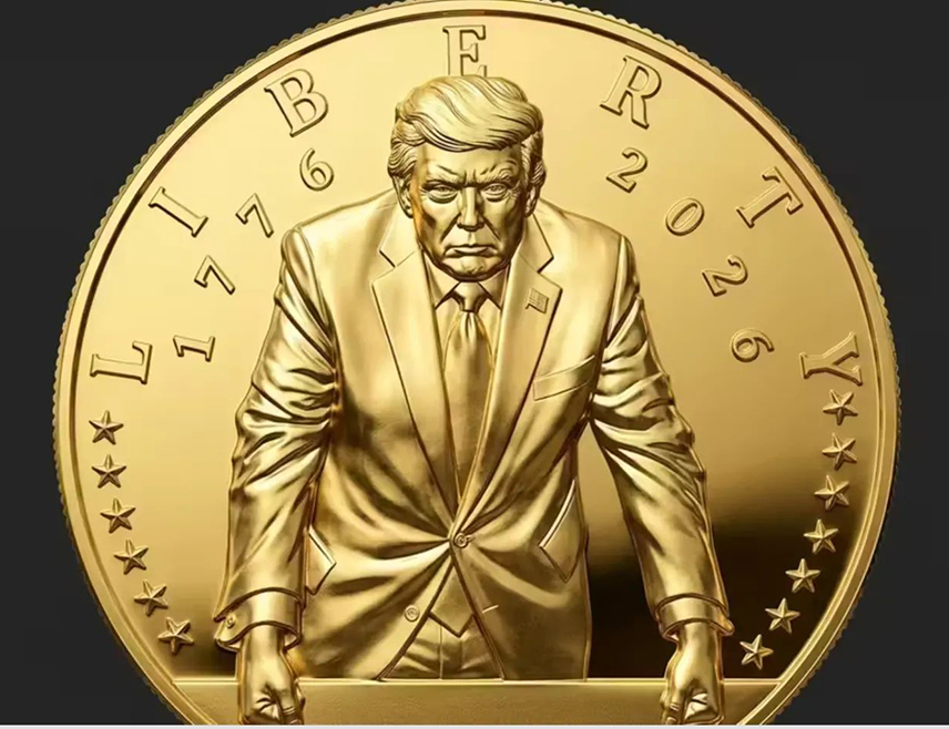 ВАШИНГТОН, 19. МАРТA /СРНА-Ројтерс/ - Федерални одбор за умјетност једногласно је одобрио ковање комеморативног златног новчића са ликом америчког предсједника Доналда Трампа поводом прославе 250. годишњице оснивања САД ове године.