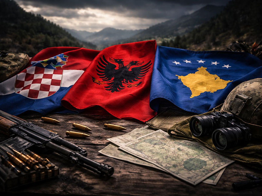 БАЊАЛУКА, 31. МАРТА /СРНА/ - Војни савез Загреба, Тиране и Приштине представља директну опасност за Републику Српску и усмјерен је против Срба, закључак је Предсједништва СНСД-а које ће иницирати састанак руководстава Србије и Српске на највишем нивоу на коjeм ће, између осталог, заузети заједнички став и о том питању.