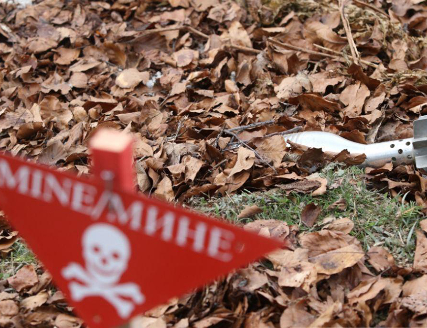 САРАЈЕВО, 4. АПРИЛА /СРНА/ - Упркос оствареном напретку у деминирању, око 1,6 одсто територије БиХ и даље се сматра сумњивим на контаминацију минама, а ЕУ путем пројекта подршке ослобађања земљишта од мина на мински сумњивим површинама, вриједног 10 милиона евра бесповратних средстава, подржава операције деминирања у Илијашу, Кључу, Tеслићу, Хаџићима, Палама и Дрвару, саопштено је данас из Делегације ЕУ у БиХ.