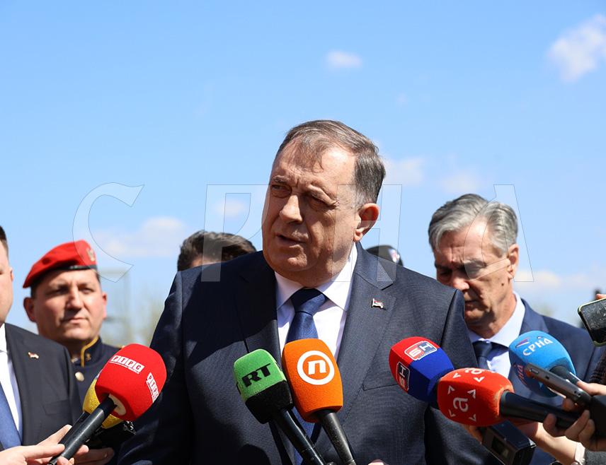BANJA LUKA, APRIL 4 /SRNA/ - The President of SNSD Milorad Dodik, stated that the Republika Srpska is one of the most peaceful and safest areas, emphasizing that any society seeking security, stability, and peace must develop its institutions responsible for security.