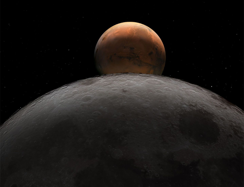 МОСКВА, 7. АПРИЛА /СРНА/ - Технологије за развијање инфраструктуре на Марсу и другим планетама највјероватније ће бити тестиране на Мјесецу, небеском тијелу које је најближе Земљи, изјавио је директор руске државне копрорације "Роскосмос" Дмитриј Баканов.