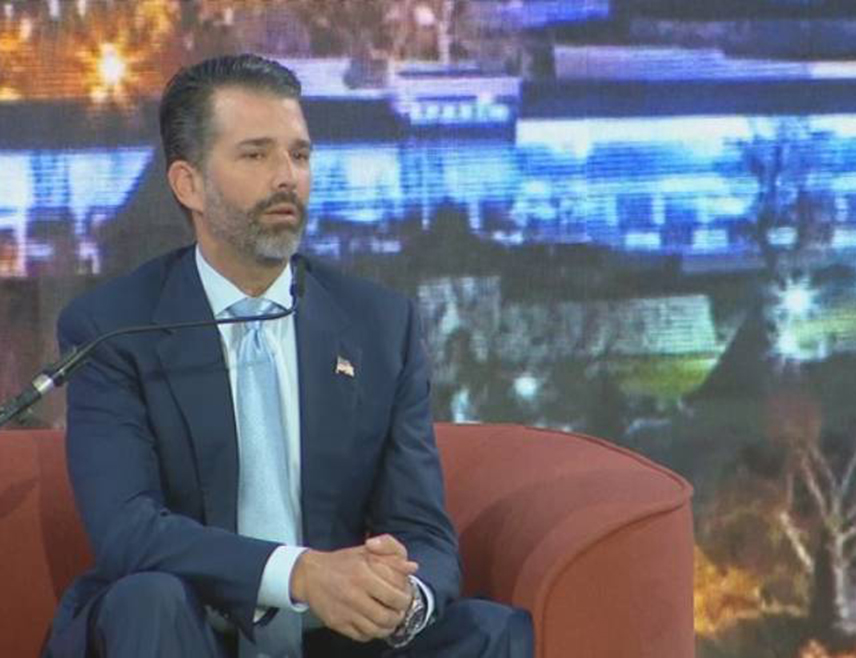BANJA LUKA, APRIL 7 /SRNA/ – The son of the U.S. president, Donald Trump Jr., said at a panel discussion in Banja Luka that Americans can learn a lot by coming to Republika Srpska.