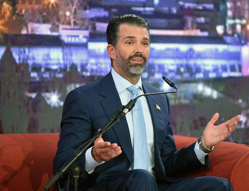 BANJA LUKA, APRIL 7 /SRNA/ – The son of the U.S. president, Donald Trump Jr., ended his one-day visit to Banja Luka, during which he addressed a panel discussion at the Banski Dvor and held informal talks with officials of Republika Srpska.