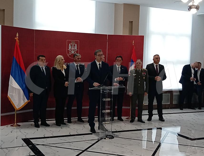 BEOGRAD, APRIL 15 /SRNA/ – Serbia's President Aleksandar Vučić states that the security situation is somewhat more complex than in January, primarily due to the activities of the Zagreb - Priština - Tirana military alliance, emphasizing that Serbia's commitment to preserving peace and stability has not changed.