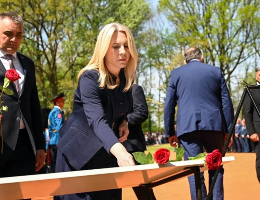 DONJA GRADINA, APRIL 19 /SRNA/ - The Serb member of the Presidency of BiH, Željka Cvijanović, said that Jasenovac is the greatest wound in the collective being of the Serbian people.