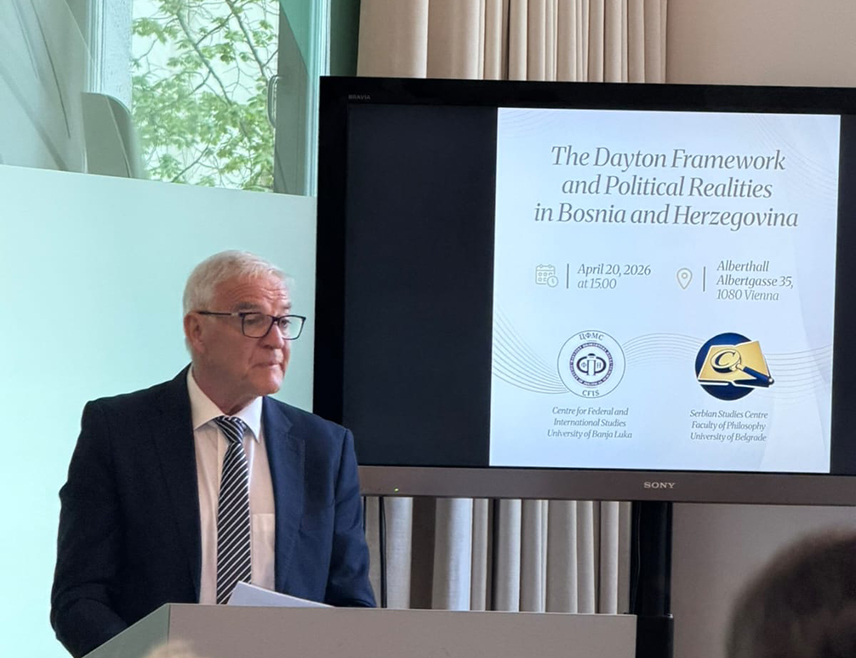 VIENNA, April 20 /SRNA/ – Professor at the University of Salzburg, Michael Geistlinger, says that the role the international community currently plays in BiH is regrettable, adding that the high representative can be likened to a dictator.