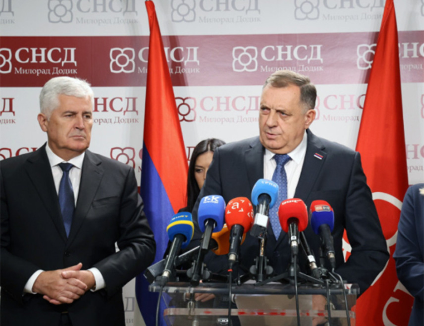 БАЊАЛУКА, 21. АПРИЛА /СРНА/ - Делегације СНСД-а и ХДЗ-а БиХ, које ће предводити предсједници странака Милорад Додик и Драган Човић, састаће се данас у Бањалуци, најављено је из СНСД-а.