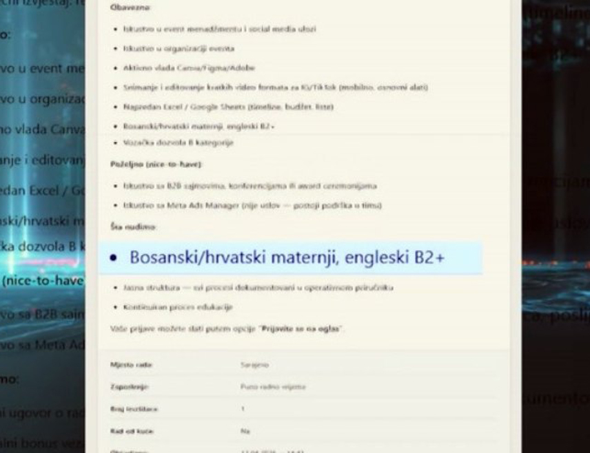 BELGRADE, APRIL 28 /SRNA/ – The President of the Association of Serbs from the Region Miodrag Linta has stated today that a long-standing pattern of systemic discrimination against Serbs is being carried out in the Federation of BiH, adding that the recent omission of the Serbian language in a job advertisement is just one of many examples.
