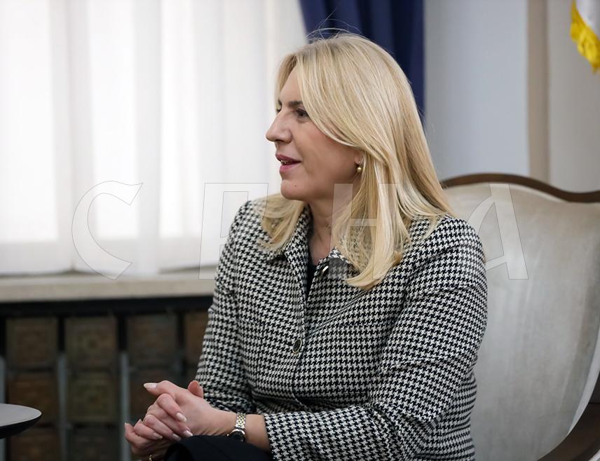 ISTOČNO SARAJEVO, MAY 5 /SRNA/ – The Serb member of the BiH Presidency Željka Cvijanović said that the only unconstitutional and anti-Dayton conduct is that of Ambassador Zlatko Lagumdžija, not the submission of the Republika Srpska Government's report to the UN Security Council.