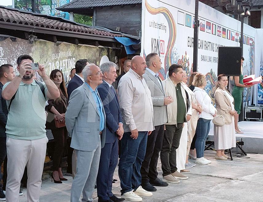 BANJA LUKA, MAY 27 /SRNA/ - The European Rafting Championship "Banja Luka-Vrbas 2026" officially opened in Banja Luka this evening.