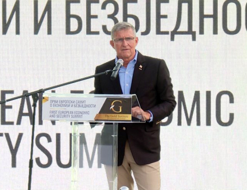 БАЊАЛУКА, 27. МАЈА /СРНА/ - Бивши амерички савјетник за државну безбједност генерал Мајкл Флин рекао је да су представници Института за међународну стратегију "Голд" дио рјешења, да гласови људи који су дошли у Бањалуку значе много и да они имају велики утицај.