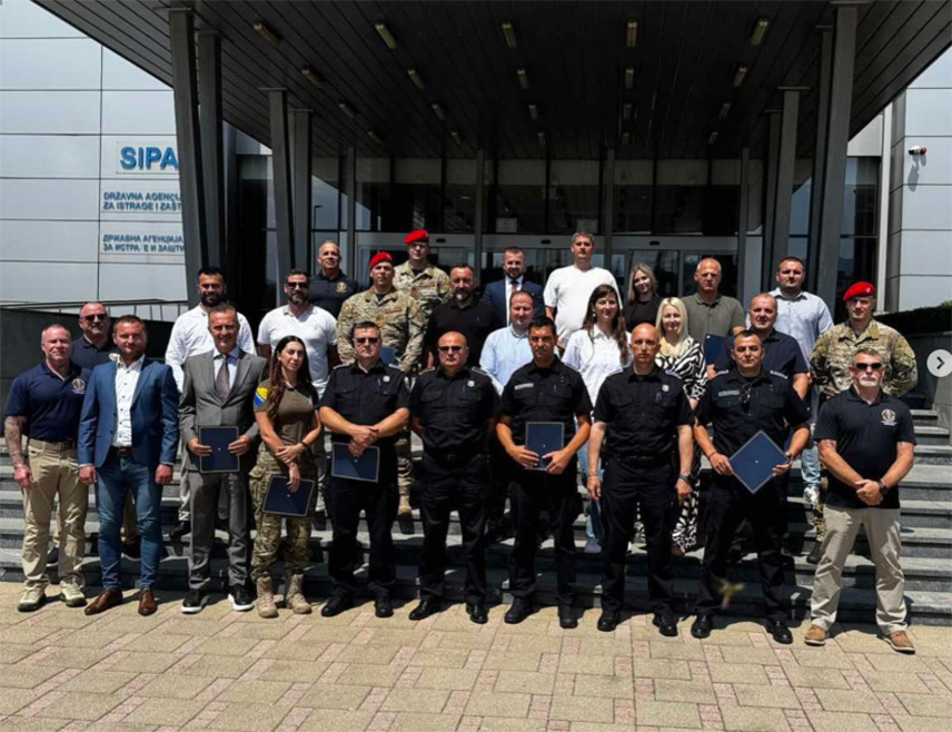 BANJA LUKA, JUNE 28 /SRNA/ – Members of the Republika Srpska Ministry of Interior have successfully completed the "Response to Terrorist Incidents" training programme, which was organised by the U.S. State Department for members of police agencies in BiH.
