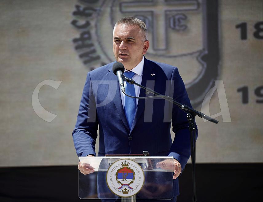 NEVESINJE, JULY 9 /SRNA/ - The struggle of the Serbian people for freedom is not over, but Serbs must have a state community that protects them from destruction, and work will continue towards that goal, Prime Minister of Republika Srpska Savo Minić said today at the commemoration of the 151st anniversary of the Nevesinje Uprising.