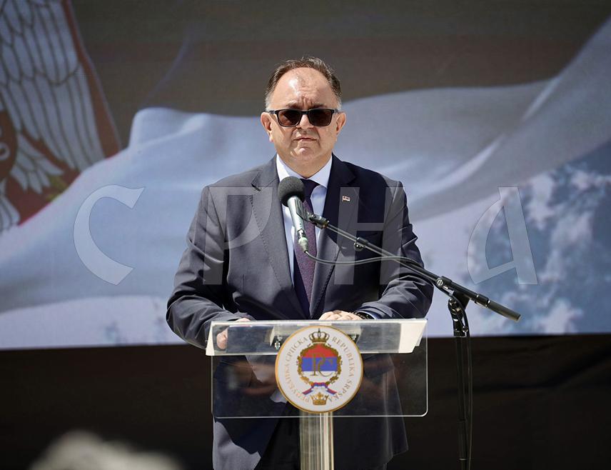 NEVESINJE, JULY 9 /SRNA/ - Republika Srpska is the legacy of the Nevesinje Uprising, and today perhaps the greatest reflection of the Serbian people, State Secretary at the Ministry of Labor, Employment, Veterans and Social Affairs of Serbia Zoran Antić said today in Nevesinje at the commemoration of the 151st anniversary of the Nevesinje Uprising.