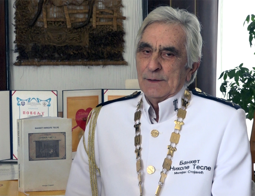 BELGRADE, JULY 10 /SRNA/ - The author of the book "Tesla's Banquet," Milijan Stojanić, who has shed light on the life and habits of Nikola Tesla from a previously unknown perspective, said that the genius of this distinguished scientist is timeless and belongs to humanity, but above all to his Serbian people.