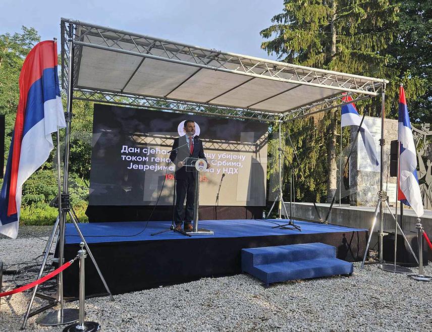 PRIJEDOR, JULY 19 /SRNA/ - Prijedor Mayor Slobodan Javor said that the fact that the Independent State of Croatia /NDH/ was the only state in Europe to have camps for children testifies to this state’s plan to destroy an entire nation.
