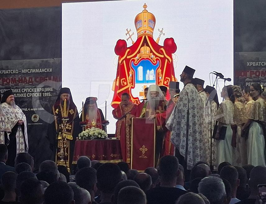 MRKONJIĆ GRAD, AUGUST 4 /SRNA/ — His Holiness Serbian Patriarch Porfirije stated in Mrkonjić Grad tonight that we prayerfully remember those who suffered and were exiled in the largest persecution in Europe in the 20th century, because prayer is the most worthy form of remembrance; it carries the truth, liberates from evil, and preserves our identity.