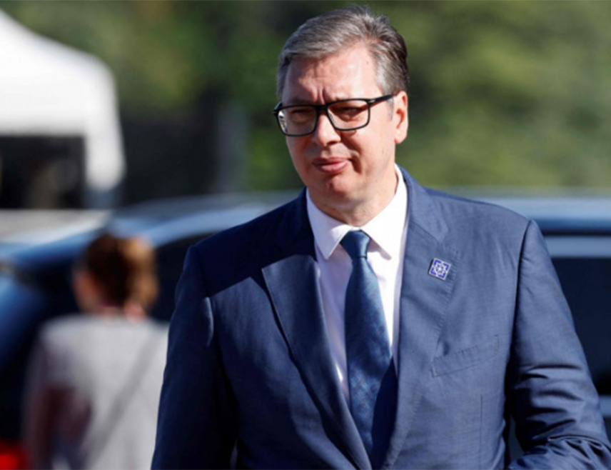 BELGRADE, AUGUST 10 /SRNA/ - Serbian President Aleksandar Vučić said that the strong reactions from Priština, as well as Tirana, to his announcement regarding the management of the Ibar River were the result of an attempt to cover up the crimes and terror against Serbs that they are carrying out together with international institutions.