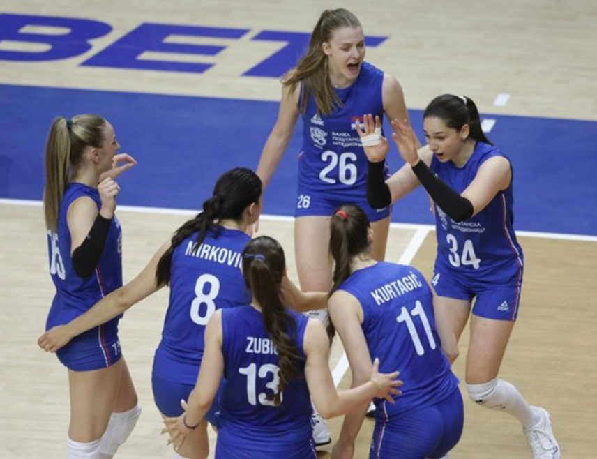 BELGRADE, AUGUST 26 /SRNA/ - Serbia’s women’s volleyball team defeated Greece 3-0 in sets /25-22, 25-13, 25-18/ to claim their fourth victory at the European Championship in the Czech Republic.