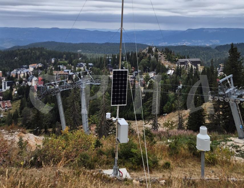TRNOVO, SEPTEMBER 14 /SRNA/ - A modern hydrometeorological station worth BAM 120,000 was put into operation today in the part of Jahorina belonging to the municipality of Trnovo; it will enable precise monitoring of air temperature, wind speed and precipitation levels, with the data to be important for future planning of Jahorina’s development.