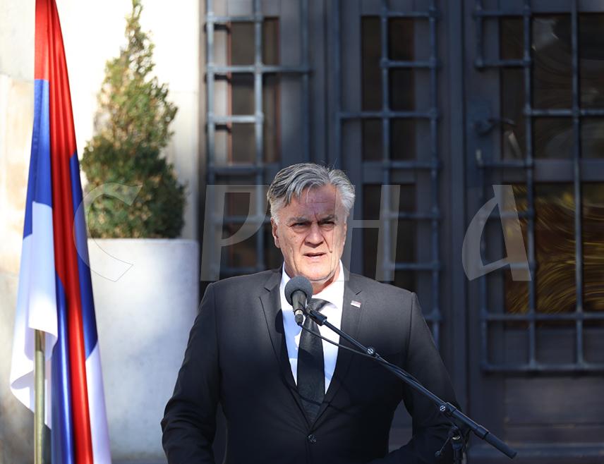 BANJA LUKA, OCTOBER 3 /SRNA/ - Republika Srpska President Siniša Karan said today in Banja Luka that the Palace of the Republic is not merely a building that preserves the memory of the past, but a symbol of the institutional strength of Republika Srpska and a clear sign that this country, like its Palace, was built to endure.