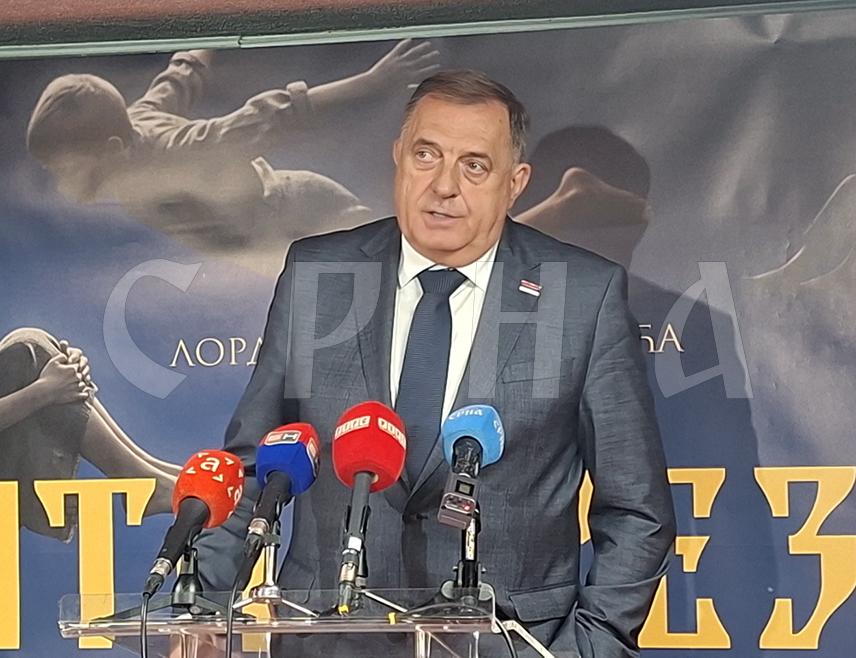BANJA LUKA, OCTOBER 3 /SRNA/ - Republika Srpska President Milorad Dodik said that Lordan Zafranović’s film The Golden  Cut 42 – The Children of Kozara reflects what Ustaša policy was and provides a way to pass on to new generations part of the truth about the suffering in the concentration camps of the NDH.