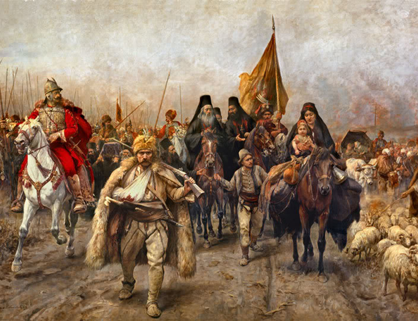 БИЈЕЉИНА, 7. ОКТОБРА /СРНА/ - Велика сеоба Срба под патријархом Арсенијем Трећим Чарнојевићем почела је 8. октобра 1690. године.