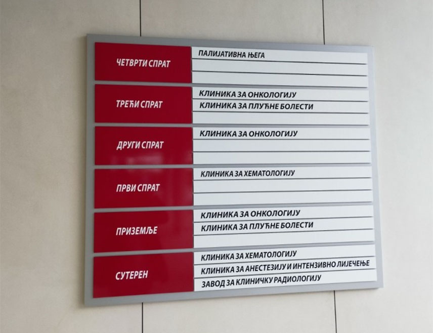 БАЊАЛУКА, 13. ОКТОБРА /СРНА/ - Пацијенти од данас могу да се јаве у новоизграђени објекат за онкологију у који је премјештено Одјељење онкологије Клинике за плућне болести Универзитетског клиничког центра Републике Српске у Бањалуци.