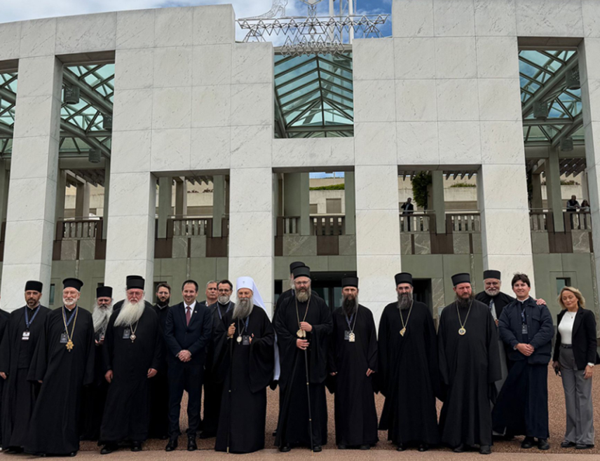 BELGRADE, OCTOBER 13 /SRNA/ - His Holiness Serbian Patriarch Porfirije and clergy of the Serbian Orthodox Church /SOC/ were welcomed with honors at the Parliament of Australia in Canberra.
