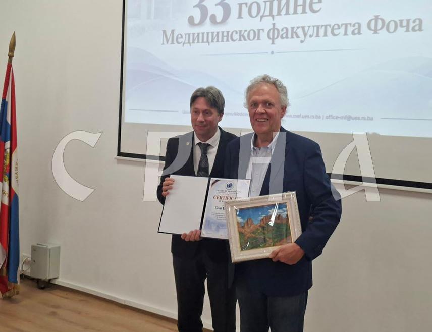 FOČA, OCTOBER 15 /SRNA/ - The Faculty of Medicine in Foča is a good example of how higher education institutions should operate and develop, said Hirt de Leplir, Head of the International Cooperation Office at the University of Leuven in Belgium.