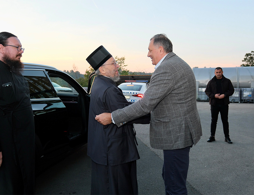 BANJA LUKA, OCTOBER 20 /SRNA/ – President Milorad Dodik welcomed His Eminence Metropolitan Lukijan of Buda, who, he said, has devoted nearly a quarter of a century to preserving the Orthodox faith and the national identity of Serbs in Hungary.