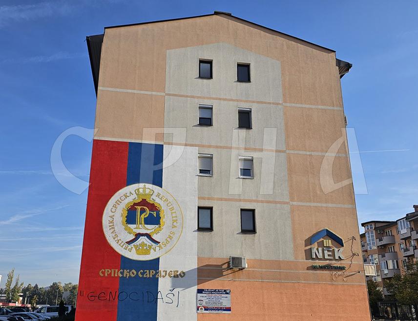 ISTOČNO SARAJEVO, OCTOBER 21 /SRNA/ – A Sarajevo resident identified as N.K. has been arrested on suspicion of writing the offensive inscription "genocidal" on a mural depicting the Serb tricolor in Istočno Novo Sarajevo.