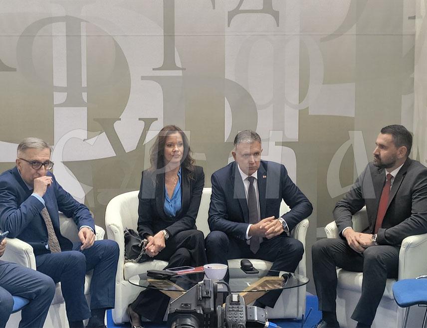 BELGRADE, OCTOBER 26 /SRNA/ - The slogan "To Exist. To Carry Identity" of this year's presentation of Republika Srpska at the International Belgrade Book Fair expresses the essence of Srpska's attitude towards culture and heritage, Minister of Education and Culture Borivoje Golubović said at the formal unveiling of Srpska's presentation, which this year marks 65 years since Ivo Andrić was awarded the Nobel Prize in Literature.