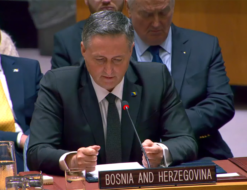 NEW YORK, OCTOBER 30 /SRNA/ – Bosniak BiH Presidency member Denis Bećirović, launched an attack on Republika Srpska and Serbia in his address to the UN Security Council.